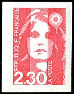 1990 - France Adh�sif 1 (2630) Marianne Briat 2,30F