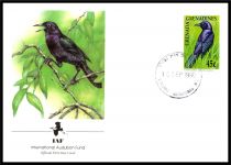 1990 - Grenadines 4 FDC n&deg; 1132/1135  - Oiseaux
