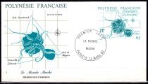 1990 - Polynésie Française Enveloppe 1er jour n° 354/357 - Le monde Maohi (1)