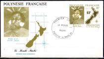 1990 - Polynésie Française Enveloppe 1er jour n° 354/357 - Le monde Maohi (1)
