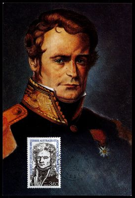 1990 - T.A.A.F. carte maximum n� 152 - Navigateur - Dumont d\'Urville