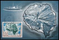 1990 - T.A.A.F. carte maximum n° PA 110 - Carte - L\'Ile aux Cochons