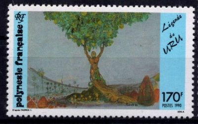 1990 - Timbres Polyn�sie 368/370 - L�gendes polyn�siennes (2)