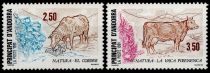 1991 - Andorre Fran&ccedil;ais Timbres n&deg; 405/406 - Protection de la nature