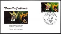 1991 - FDC Nouvelle Calédonie 614/615 - Flore calédonnienne, orchidées