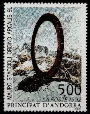 1992 - Andorre Fran�ais Timbre n� 423 - S�rie artistique