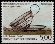 1992 - Andorre Fran&ccedil;ais Timbre n&deg; 424 - S&eacute;rie artistique