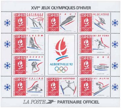 1992 - France BF_14 \ Albertville\'92\  Jeux olympiques d\'hiver