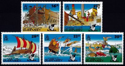 1992 - Guernesey 575-579 - Ast�rix