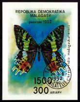 1992 - Madagascar bloc n° 78 - Papillon