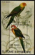 1992 - Saint Tomé et Principe BF n° 121 - Oiseaux 