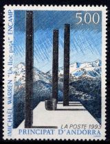 1993 - Andorre Fran&ccedil;ais Timbre n&deg; 439 - S&eacute;rie artistique