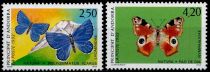 1993 - Andorre Fran&ccedil;ais Timbres n&deg; 432/433 - Protection de la faune