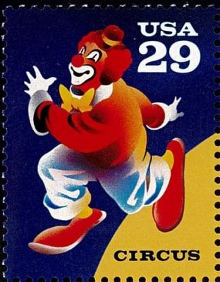 1993 - Etats-Unis d\'Am�rique 2145/2148 - Le cirque