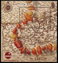1993 - Pologne Bloc n° 131 - Minéraux - Exposition philatélique Polska\'93