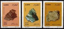 1994 - Algérie Timbres n° 1073/1075 - Minéraux