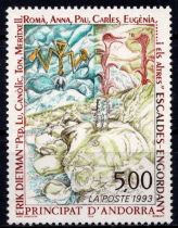 1994 - Andorre Fran&ccedil;ais Timbre n&deg; 440 - S&eacute;rie artistique