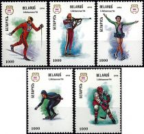 1994 - Bielorussie timbres n° 64/68 - Jeux olympiques d\'hiver - 1994 Lillehammer