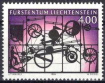 1994 - Liechtenstein Timbre n&deg; 1025 - Oeuvre de Jean Tinguely (1925-1991)