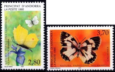 1995 - Andorre Fran�ais Timbres n� 462/463 - Protection de la nature