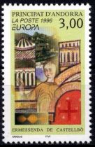 1996 - Andorre Fran&ccedil;ais Timbre n&deg; 476 - Europa