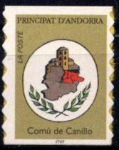 1996 - Andorre Fran&ccedil;ais Timbre n&deg; 478 - \ Comu de Canillo\ 