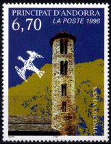 1996 - Andorre Fran&ccedil;ais Timbre n&deg; 483 - Santa Coloma