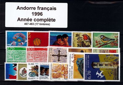 1996 Andorre fra�ais - Ann�e Compl�te 467_483