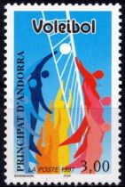 1997 - Andorre Fran&ccedil;ais Timbre n&deg; 486 - Colley Ball