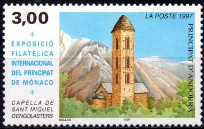 1997 - Andorre Fran�ais Timbre n� 496 - Exposition philat�lique internationale de la Principaut�