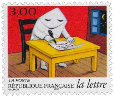 1997 - France Adh�sifs 9_14 (3066_3071) Les journ�es de la Lettre. Le voyage d\'une lettre