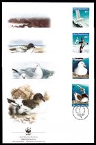 1997 - Terre de Ross FDC 56/59 - WWF, Oiseaux de mer