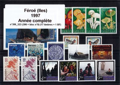 1997 F�ro� (Iles) 306_323 - Ann�e Compl�te