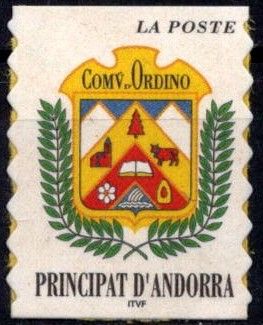 1998 - Andorre Fran�ais Timbre n� 502 - Comu d\'Ordino