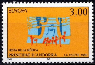 1998 - Andorre Fran�ais Timbre n� 504 - Europa