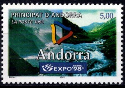 1998 - Andorre Fran�ais Timbre n� 505 - Exposition universelle � Lisbonne