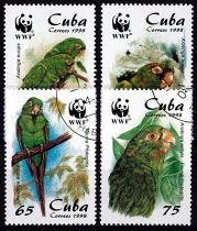 1998 - Cuba n° 3749/3752 - Oiseaux - WWF