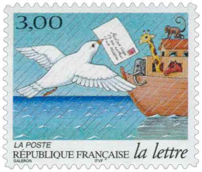 1998 - France Adh�sifs 18_23 (3156_3161) Les journ�es de la Lettre. La lettre au fil du temps