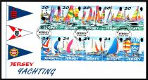 1998 - Jersey Enveloppe 1er jour n&deg; 824/833 - Voile