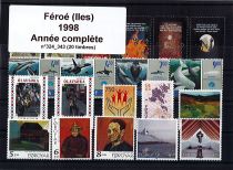 1998 Féroé (Iles) 324_343 - Année Complète