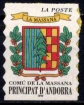 1999 - Andorre Fran&ccedil;ais Timbre n&deg; 512 - \ Comu de La Massana\ 