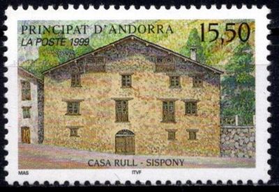 1999 - Andorre Fran�ais Timbre n� 522 - La Maison Rull