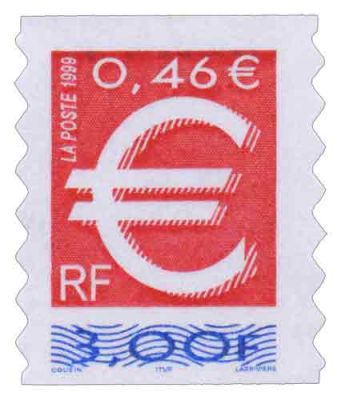 1999 - France Adh�sif 24 (3215) Le timbre Euro