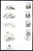 1999 - Groenland FDC 310/313 - WWF, Harfand des neiges