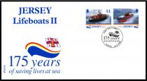 1999 - Jersey Enveloppe 1er jour n&deg; 870 - 175e anniversaire de la RNLI (Royal National Lifeboat Institution)