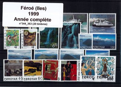 1999 F�ro� (Iles) 344_363 - Ann�e Compl�te