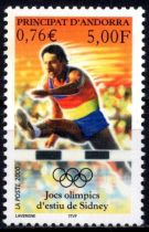 2000 - Andorre Fran&ccedil;ais Timbre n&deg; 534 - Jeux Olympiques de Sydney
