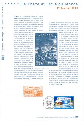 2000 - France 3294 - Le phare du bout du monde (Document Philat�lique)