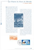 2000 - France 3294 - Le phare du bout du monde (Document Philatélique)