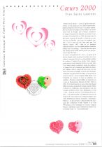 2000 - France 3297/3298 - Saint-Valentin, Curs Yves Saint Laurent (autoadhésifs) (Document Philatélique)